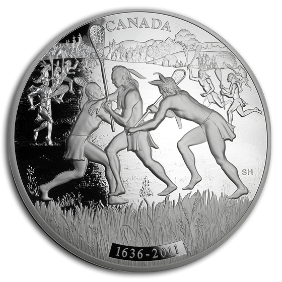 2011 Canada 1 kilo Silver $250 375th Anniv of Lacrosse (w/o Box) 2011 Canada 1 kilo Silver $250 375th Anniv of Lacrosse (w/o Box)